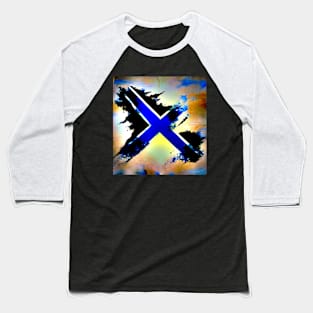 Abstract Crossroads Baseball T-Shirt